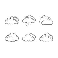 Cloudy Graphic Design for Creative Projects vector