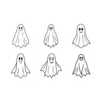 Ghost Illustration Premium Graphic Design File for Spooky Themes vector