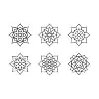 Buddhist Mandala Symbol - Intricate Design for Spiritual and Meditative Graphics vector