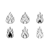 Fire Flame Graphic Design File for Creative Projects vector