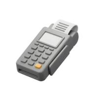 Portable Payment Terminal. Modern Point of Sale Device for Efficient Transactions png