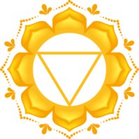 manipura solar plexus chakra icon png