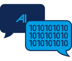 ai technology binary code png