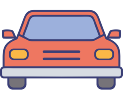 Sedan Car Front View Icon png