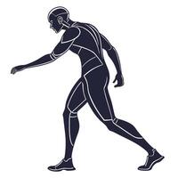 Abstract Human Form Pose Figure Shape vector