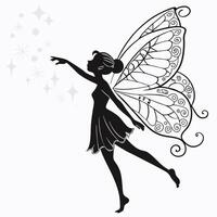 Fairy Reaching For Stars vector