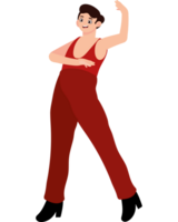 man flamenco dancer character png