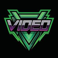 Sleek and Modern Futuristic Font for Immersive Game Logos and Headers vector