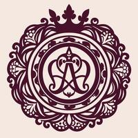 Elegant Set of Luxury Monogram Letters with Ornate Flourishes and Intricate Details vector