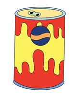Drink can isolated on white background vector