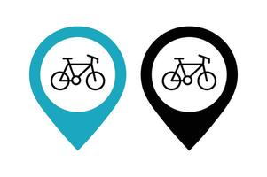 Bicycle Store Location Tag Icon, bike store map marker icon, cycling store location pin symbol, cycling shop location , bicycle shop map pointer icon vector