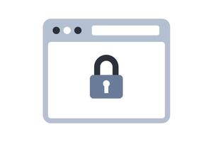 Minimalist Padlock Security Icon, padlock security icon , secure padlock symbol design, digital lock icon, privacy protection lock symbol, encrypted data padlock icon vector