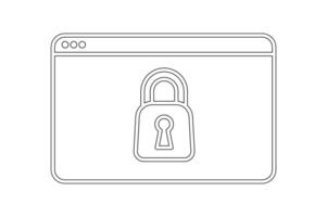 Security Shield with Padlock Icon, padlock security icon , secure padlock symbol design, digital lock icon, privacy protection lock symbol, encrypted data padlock icon vector