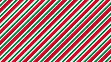 Gift wrapping paper red and green diagonal stripes background vector