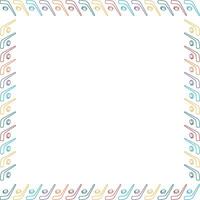 Hockey sticks frame. Playing sport frame. Colorful design for players template vector