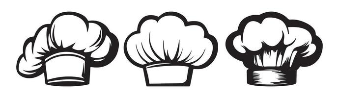 Abstract chef hats Icon or Logo Design Template vector