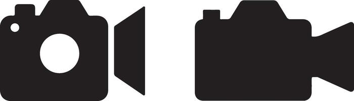 Minimalist Camera Logo Set On White Background EPS 10 vector
