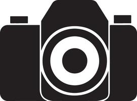 Modern Flat Camera Logo, Minimalist Design for Web, App, and UI Use vector