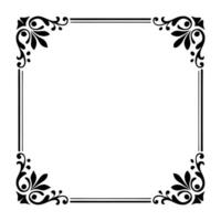 Decorative Square Frame design. vector