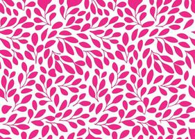 abstract botanical pattern leaves stylish white layout vector