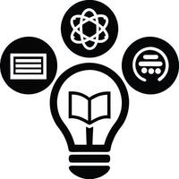 Knowledge Management Icons design. vector