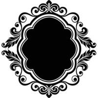 Elegant vintage frame design for labels invitations and decorations. vector