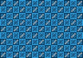 Blue Pattern Wrapping Paper design vector