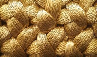closeup of a woven fabric photo