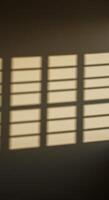 Abstract light and shadow play from a window with multiple divisions photo