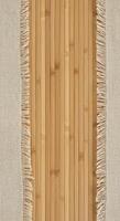 Textured background of bamboo and burlap with a rustic, natural feel photo