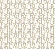 Seamless Escher Style Pattern with Hand Drawn Bows and Beige Outlines vector