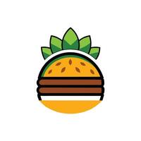 Illustration of sandwiches with cheese and tomato and a hamburger with salad vector