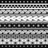 hawaiian tribal pattern ethnic ornament art fabric carpet print pattern wallpaper background vector
