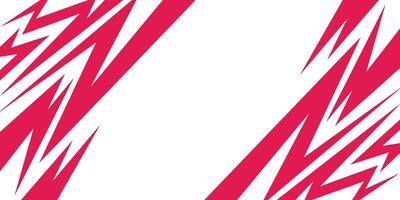 Abstract background with red jagged lines pattern and with some copy space vector