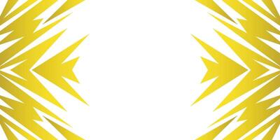 Abstract background with jagged yellow gradient spikes pattern and with some copy space area vector