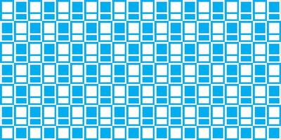 Blue and white geometric pattern arranged in a symmetrical grid of rectangular shapes. background abstract. vector