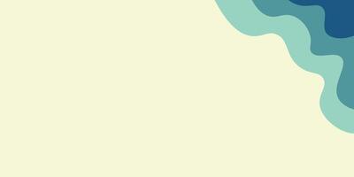 Abstract Geometric Design With Flowing Multi-Toned Teal Shapes on a Light Background vector