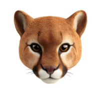 Majestic Puma Isolated on a Transparent Background in a Powerful Pose png