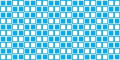 Blue and white geometric pattern arranged in a symmetrical grid of rectangular shapes. vector