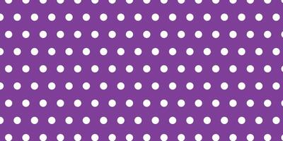 Purple Background with White Polka Dot Pattern for Seamless Texture vector
