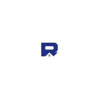 R home, building logo design. Symbol for real estate, building, residence modern vector