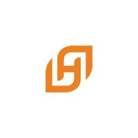 H letter simple logo. Dynamic icon line style vector