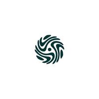 abstract liquid vortex logo. dynamic shape for business vector