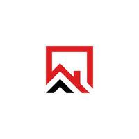 square frame with house logo icon design design template inspiration vector