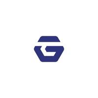 Letter G Arrow Up Success Business Monogram vector