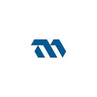 Logo M Communication symbol, Typography Communication Technology, Modern and Minimalist. Editable file vector