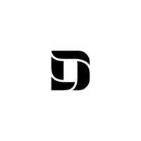 Initial Letter D Logo, icon template vector