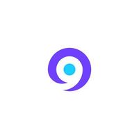 Q O logo branding smart simple future vector