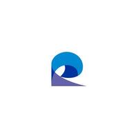 Letter R Logo initial, Flat colorful, dynamic finance vector