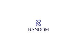 Letter R minimal unique logo vector